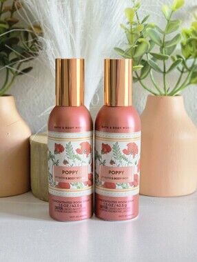 2 Poppy Concentrated Room Sprays by Bath and Body Works